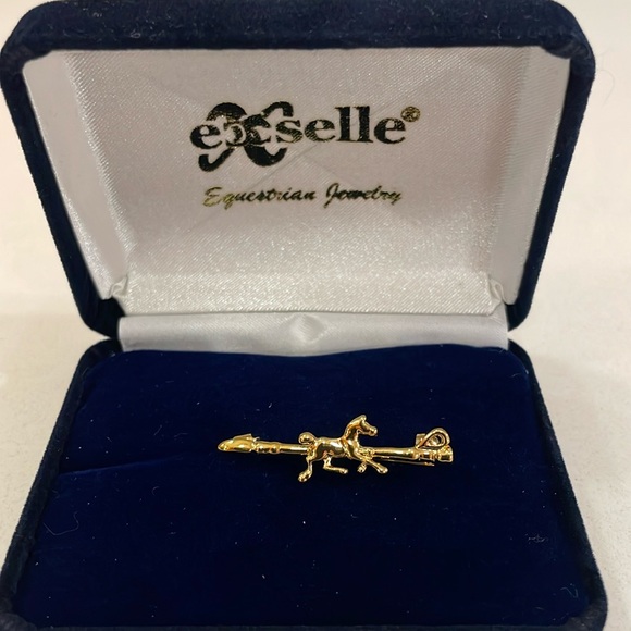 Exselle Equestrian stock tie pin - Picture 1 of 1